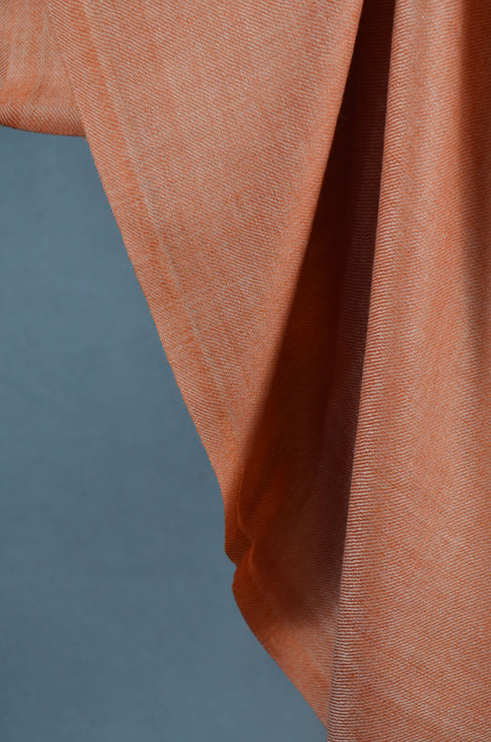 Extra-light weight Cantaloupe Color Merino Silk Scarf