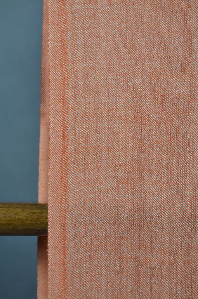 Extra-light weight Cantaloupe Color Merino Silk Scarf