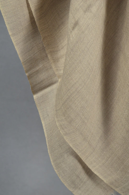 Extra-light weight Natural Color Merino Silk Scarf