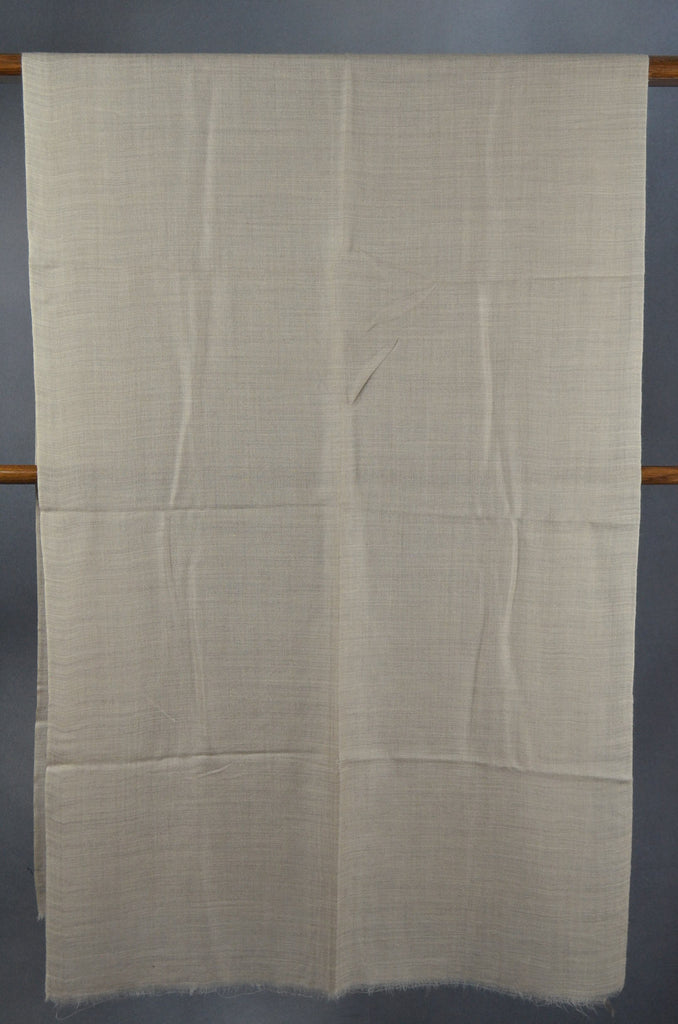 Extra-light weight Natural Color Merino Silk Scarf