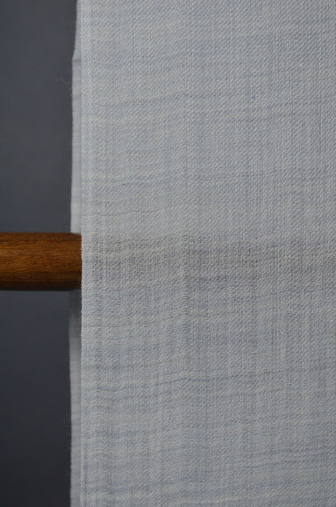 Extra-light weight Grey Color Merino Silk Scarf