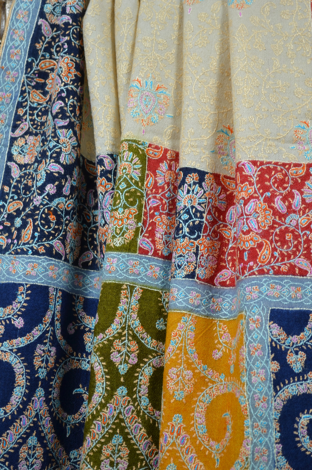 Jamawar Embroidery Shawl