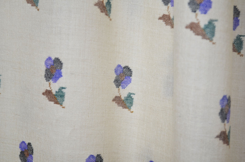 Oversized 3 Yard Pashmina Kani Motif Embroidery Shawl