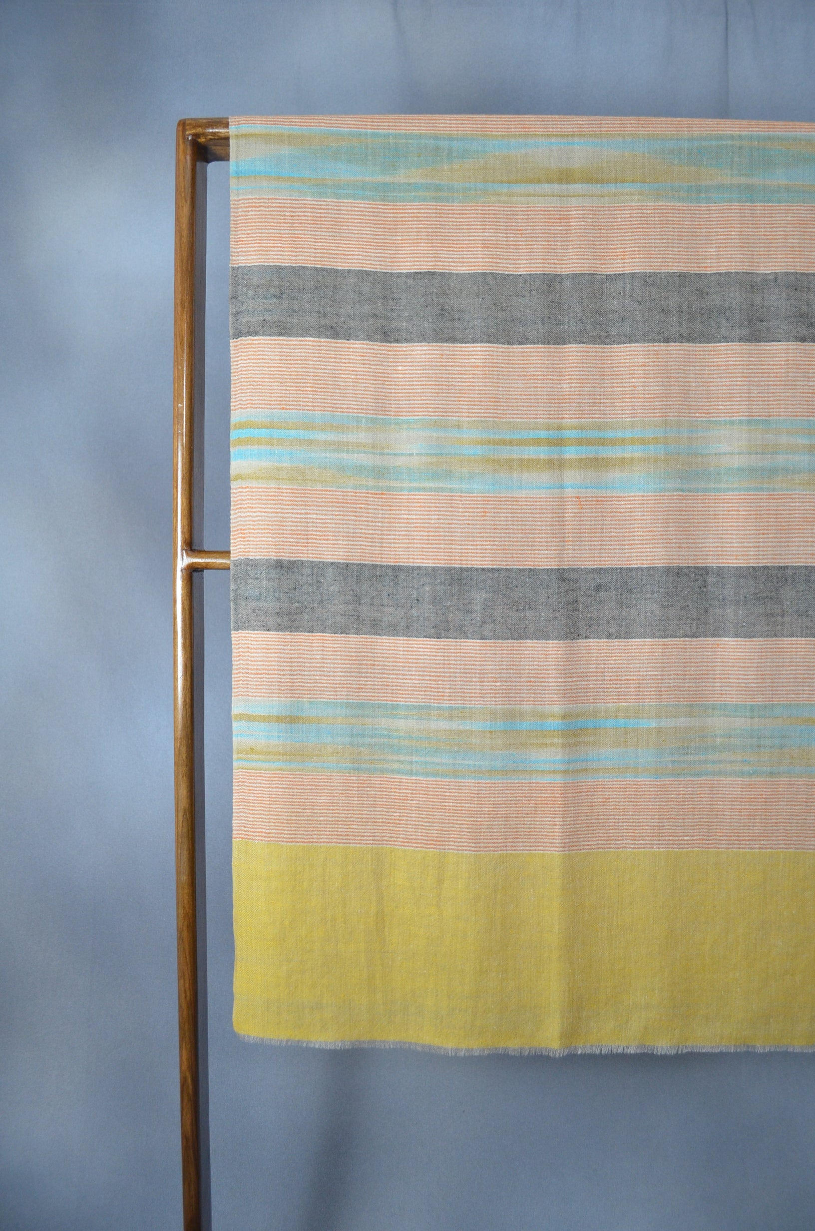 Ikat Pastle Colors Handwoven Cashmere Pashmina Scarf