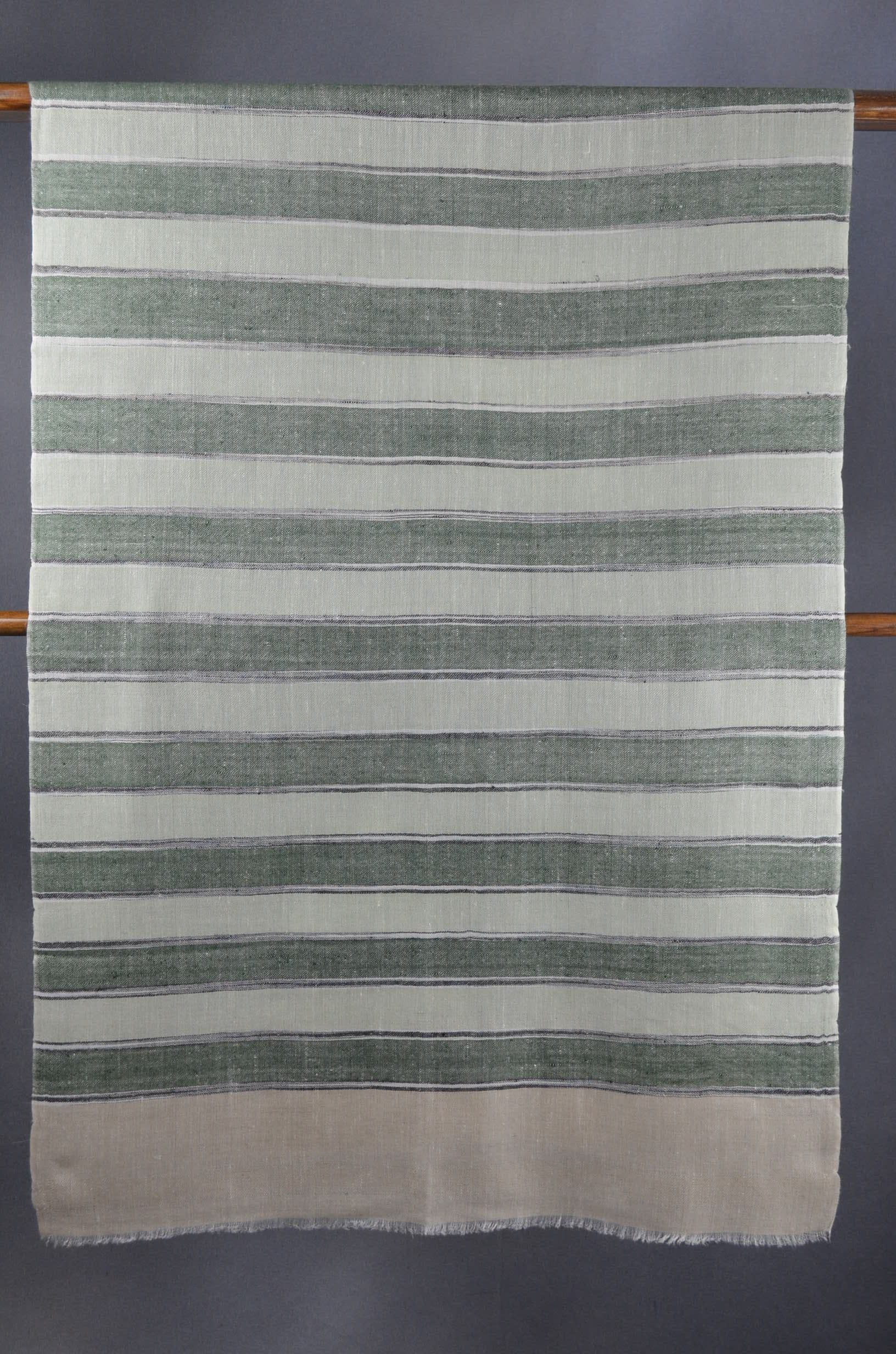 Green Handwoven Cashmere Pashmina Scarf