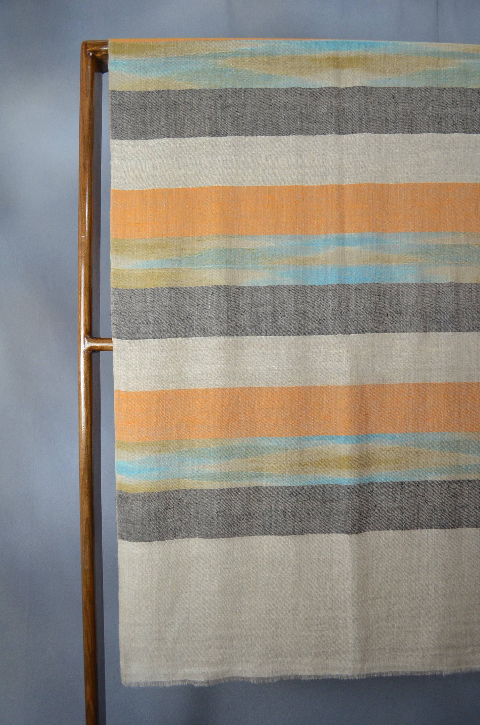 Ikat Multi Color Handwoven Cashmere Pashmina Scarf