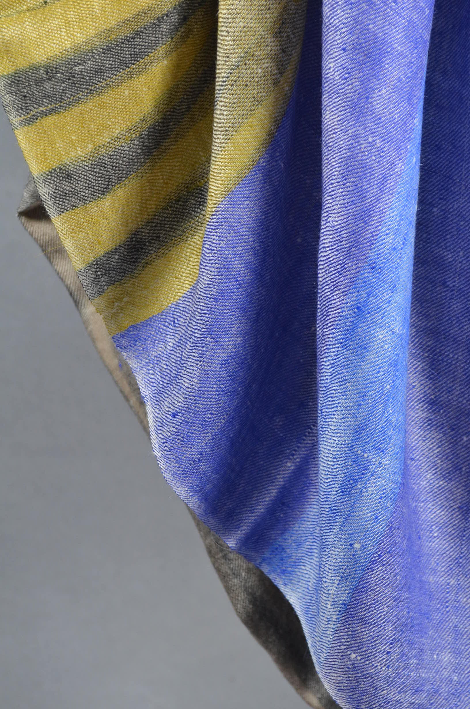 Ikat Multi Color Handwoven Cashmere Pashmina Scarf
