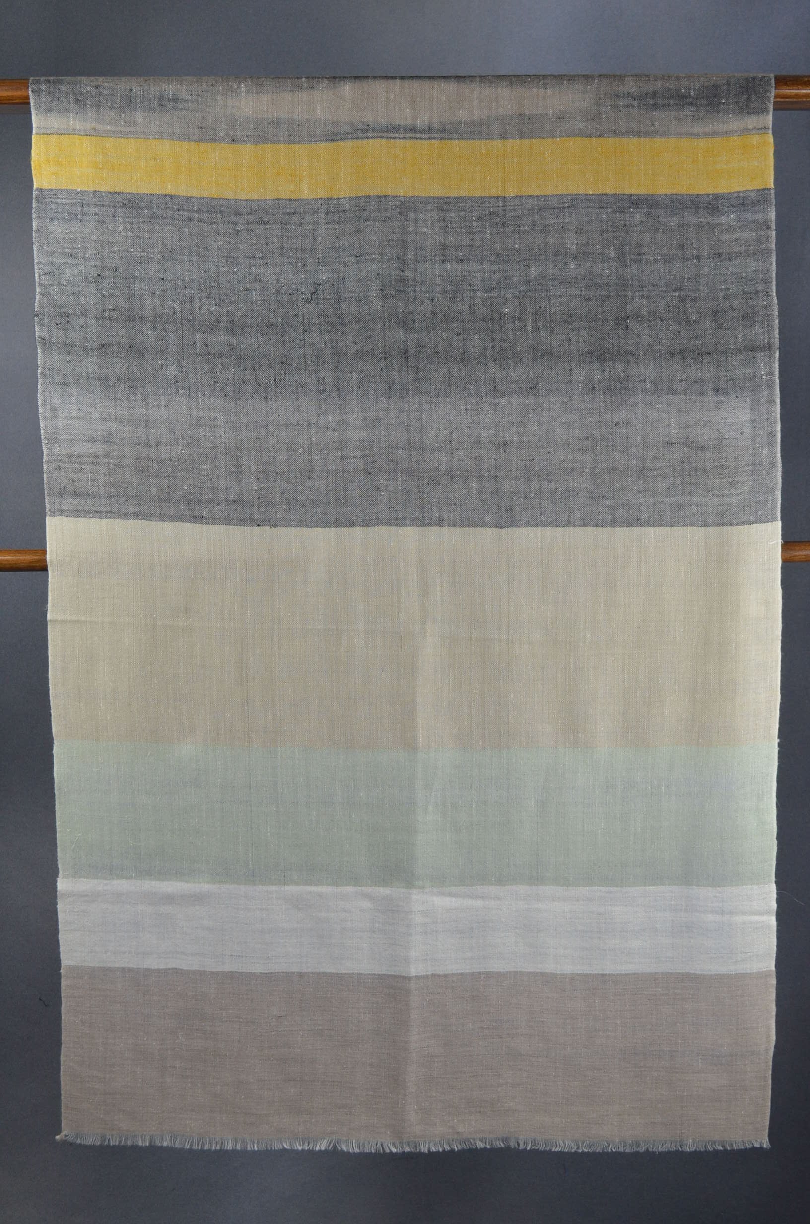 Ikat Multi Color Handwoven Cashmere Pashmina Scarf