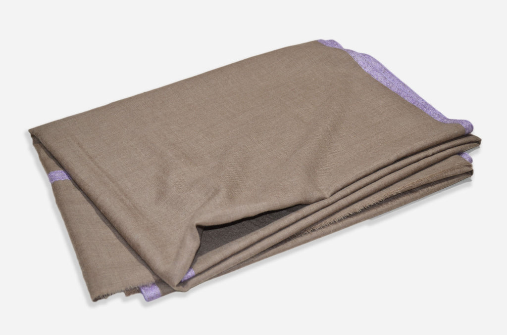 Oversized 3 Yard Pashmina Border Embroidery Shawl