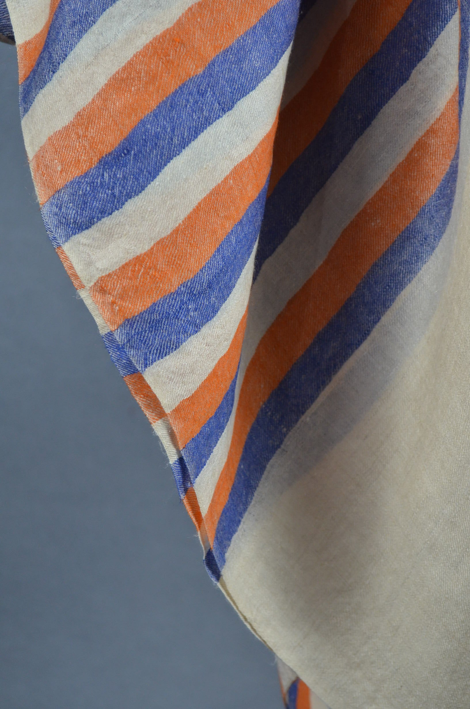 Multi Color Stripe Handwoven Cashmere Pashmina Scarf