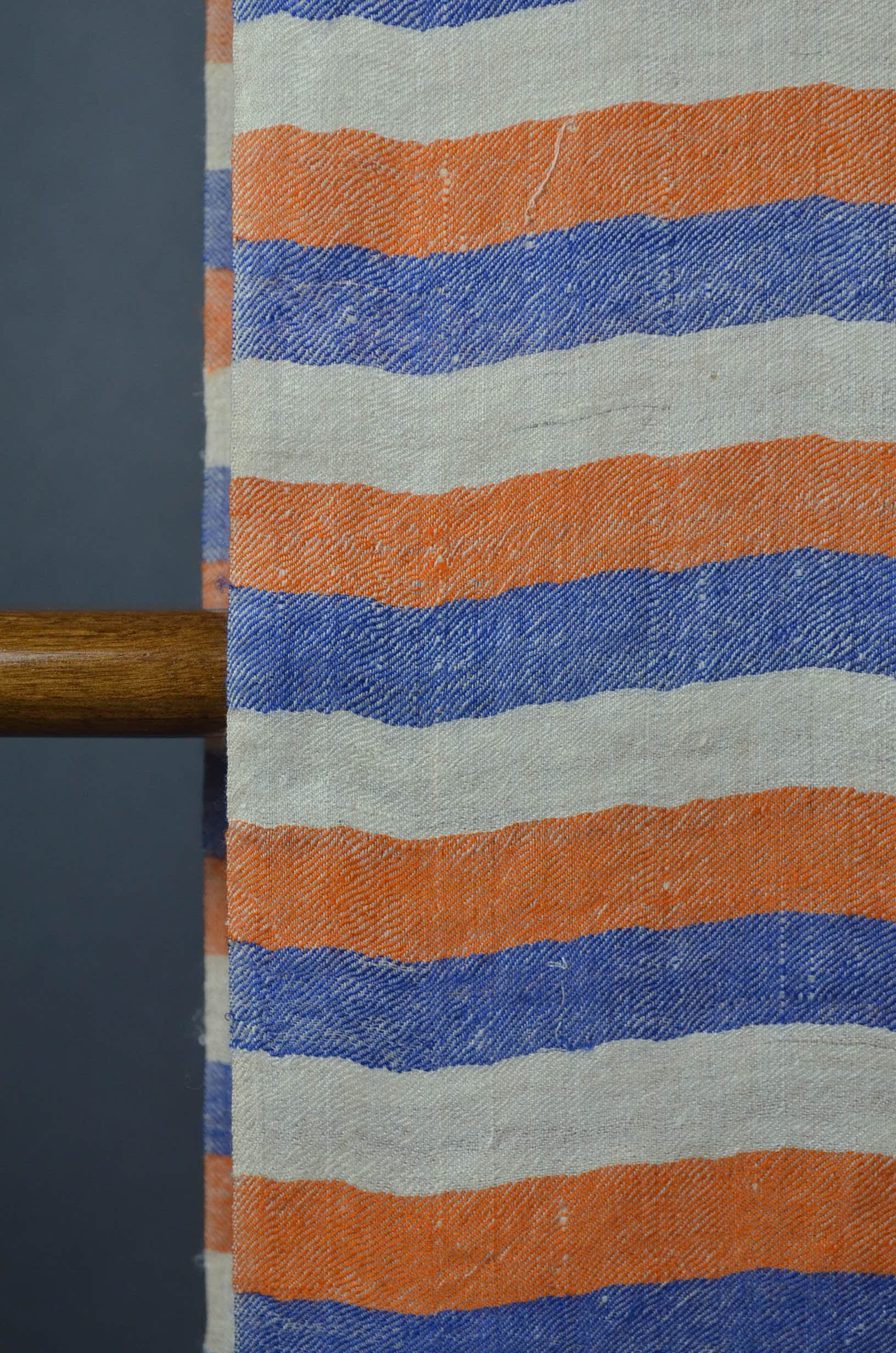 Multi Color Stripe Handwoven Cashmere Pashmina Scarf