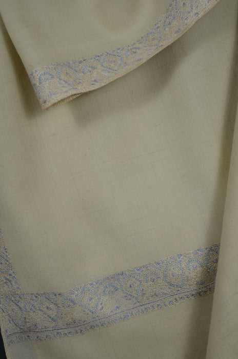 daffodil Border Embroidery Cashmere Pashmina Shawl