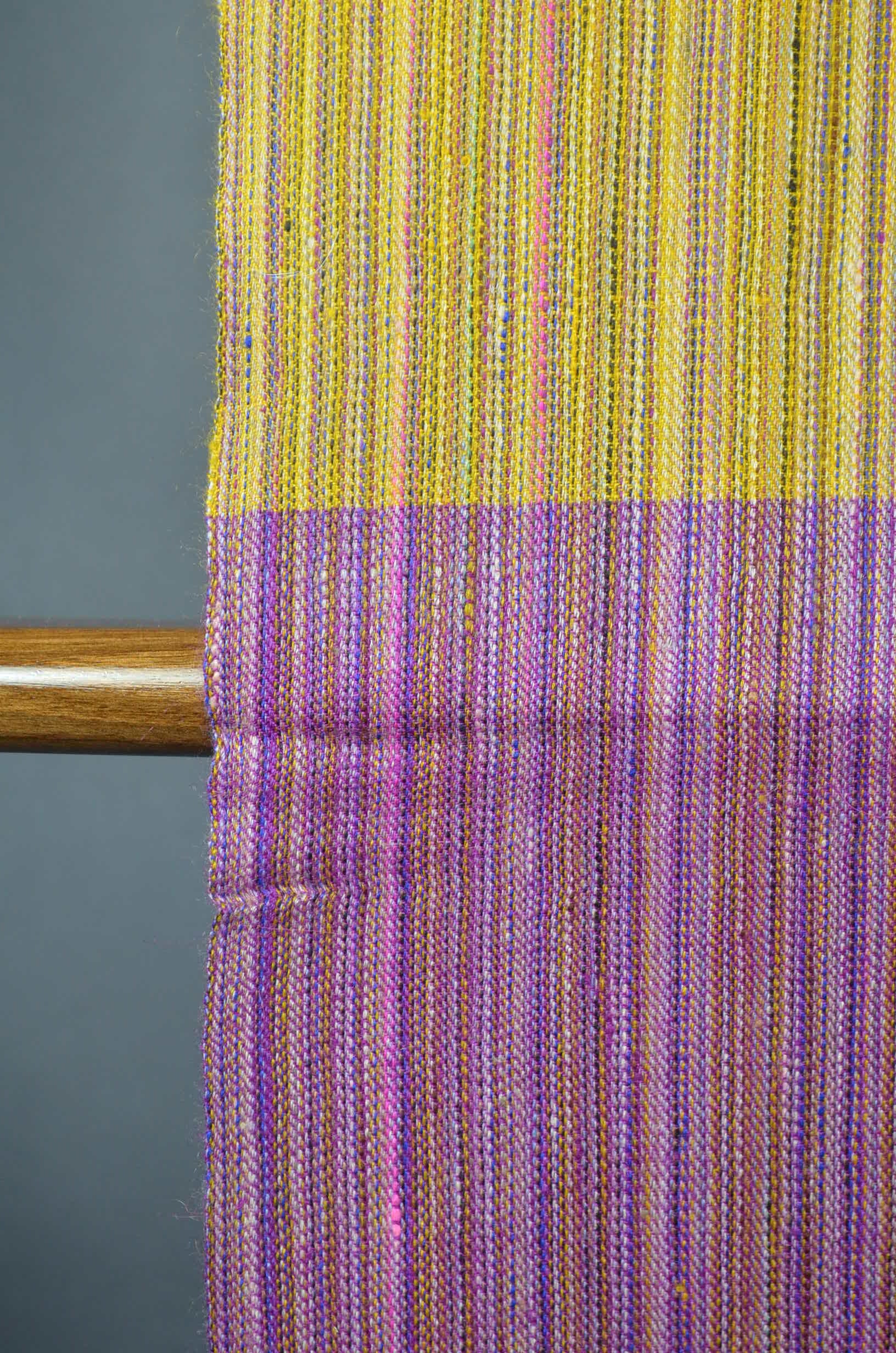 Multi Color Big Strip Handwoven Cashmere Pashmina Shawl