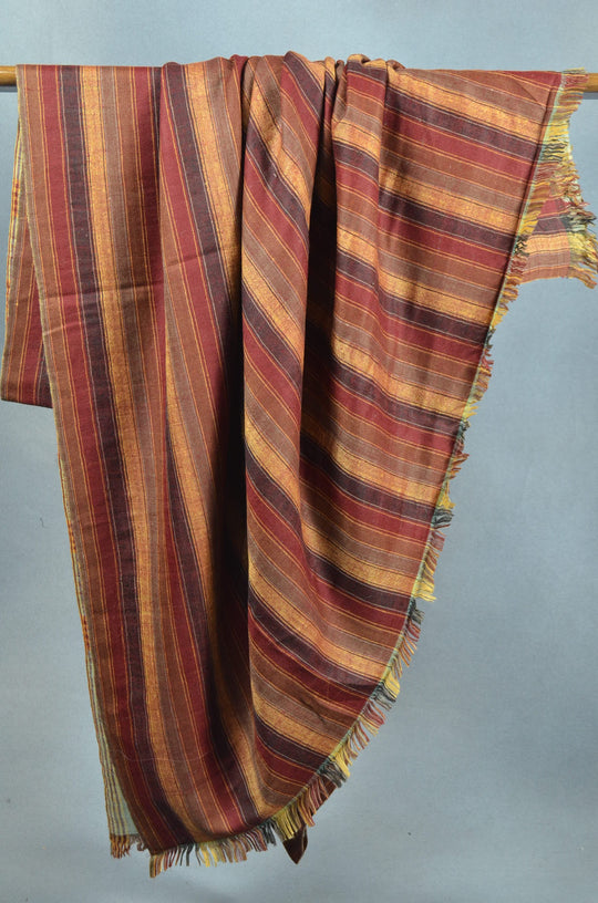 3 Yard Reversible Pashmina Check Shawl