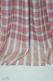 Beautiful Plaid Handwoven Cashmere Pashmina Shawl