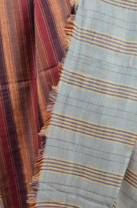 3 Yard Reversible Pashmina Check Shawl