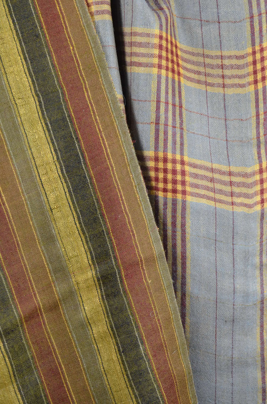 3 Yard Check Reversible Pashmina Shawl