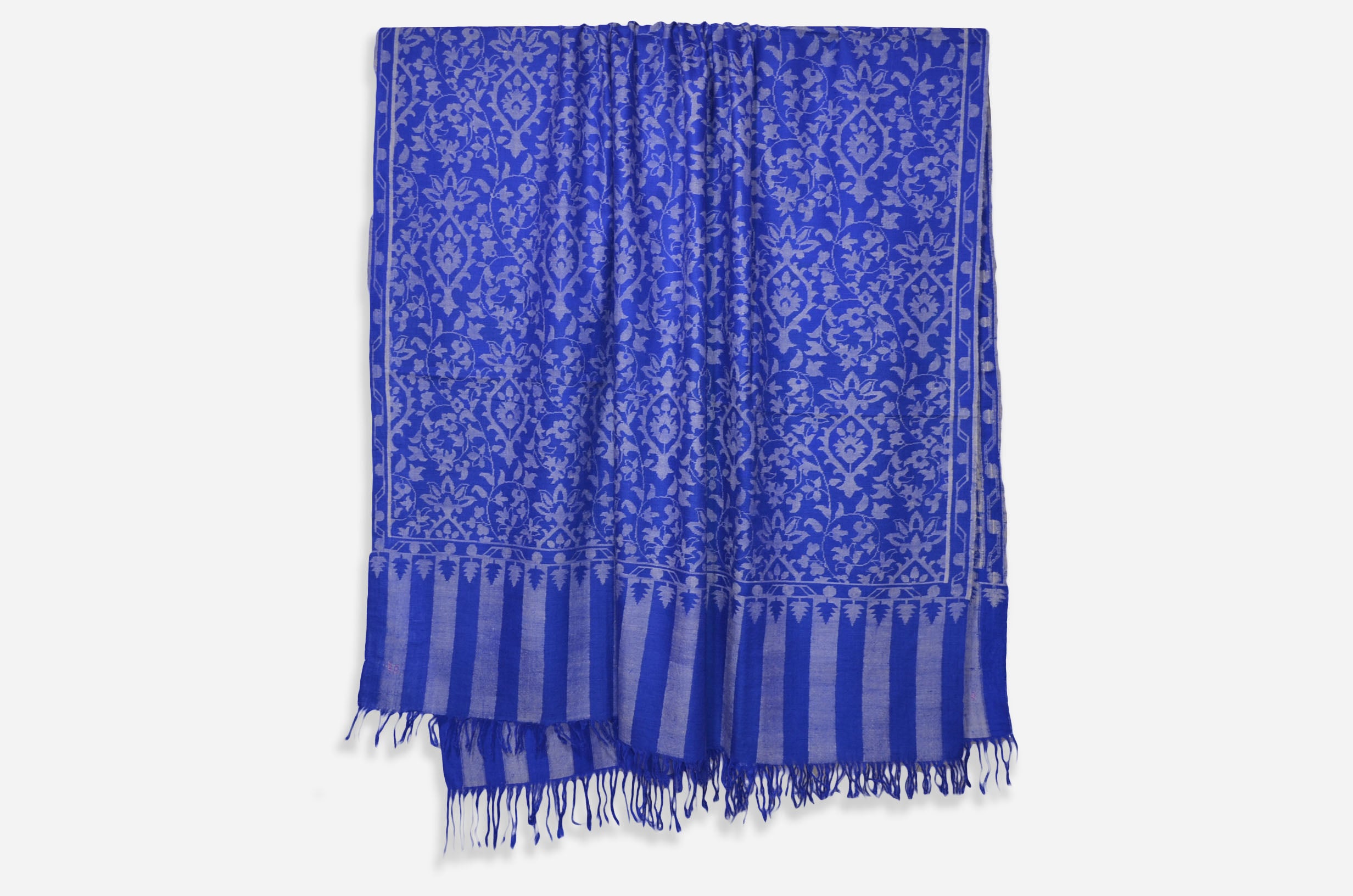 Blue Kani Jamawar Shawl