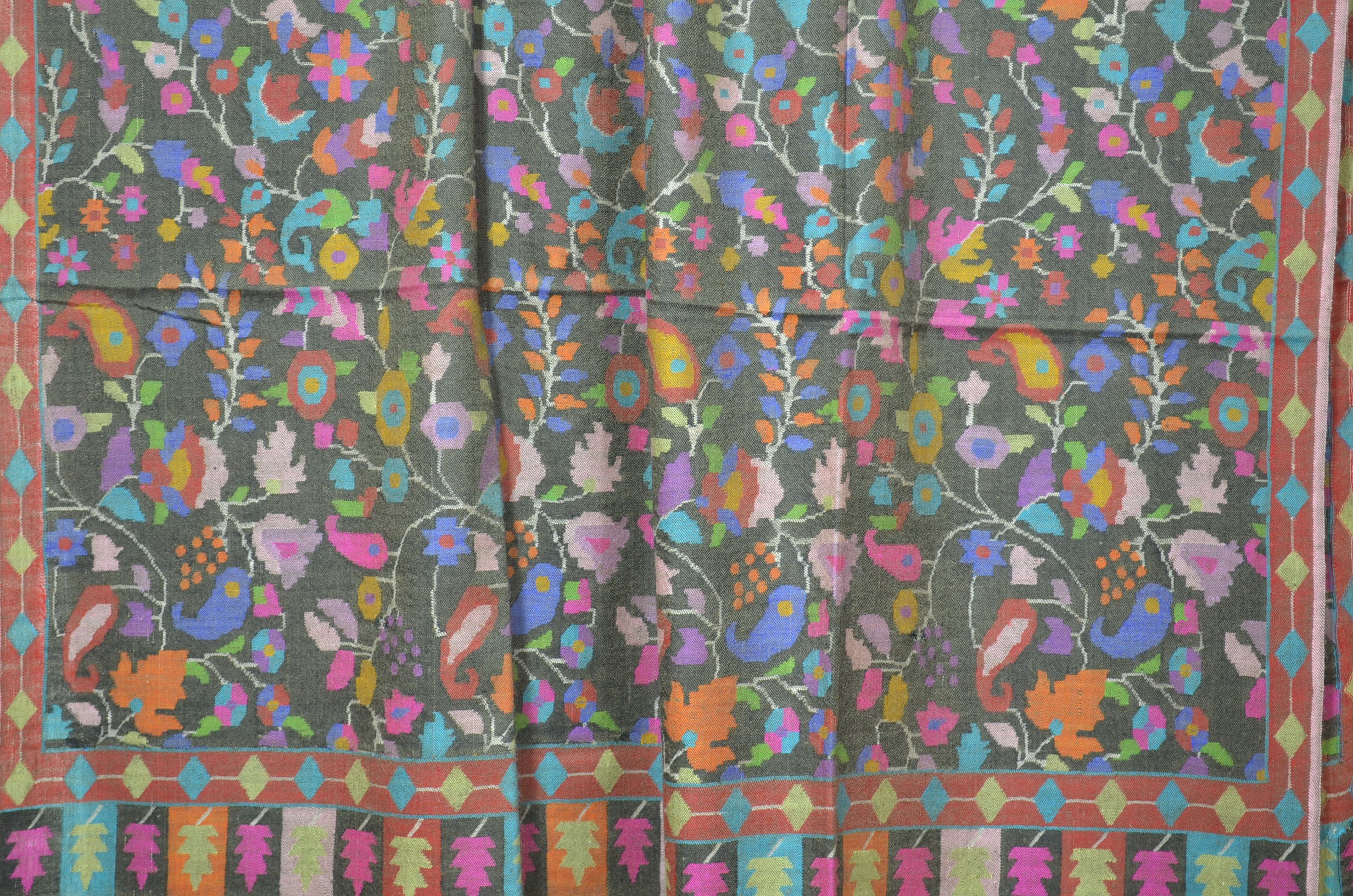 Black Kani Jamawar Shawl