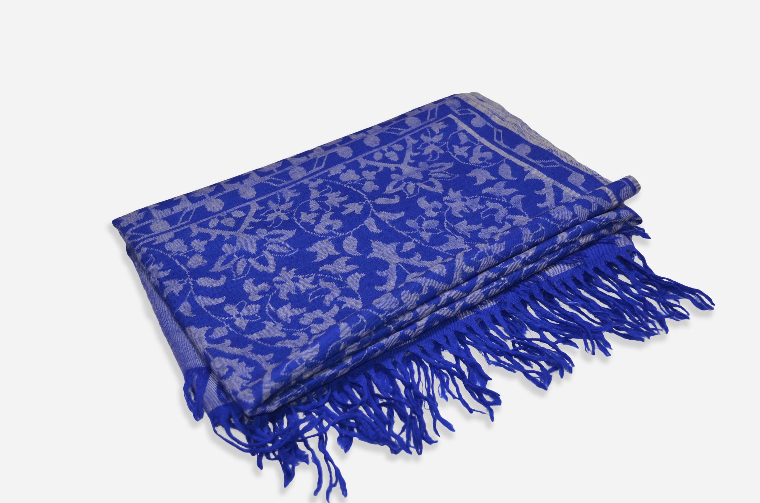 Blue Kani Jamawar Shawl