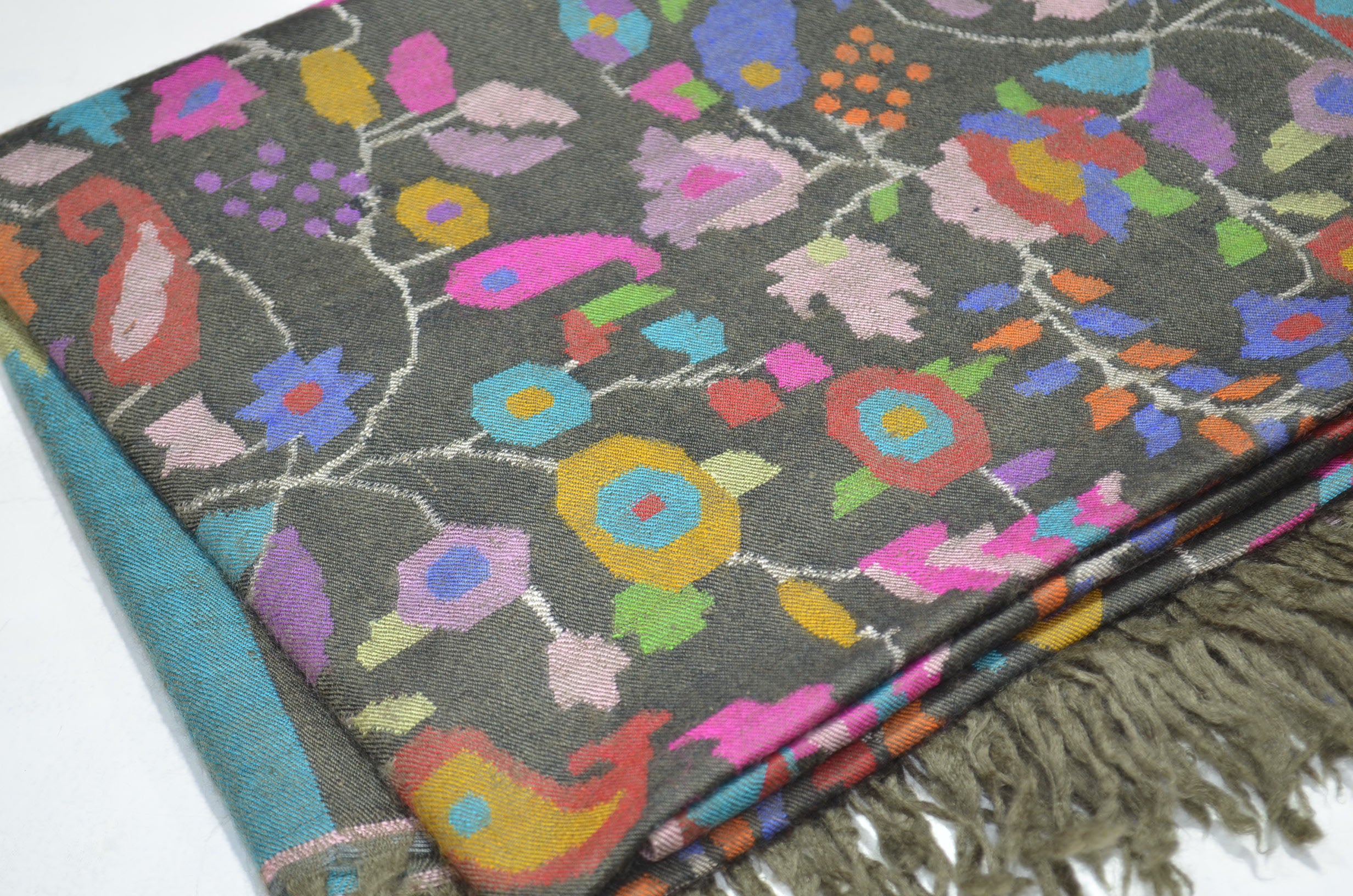 Black Kani Jamawar Shawl