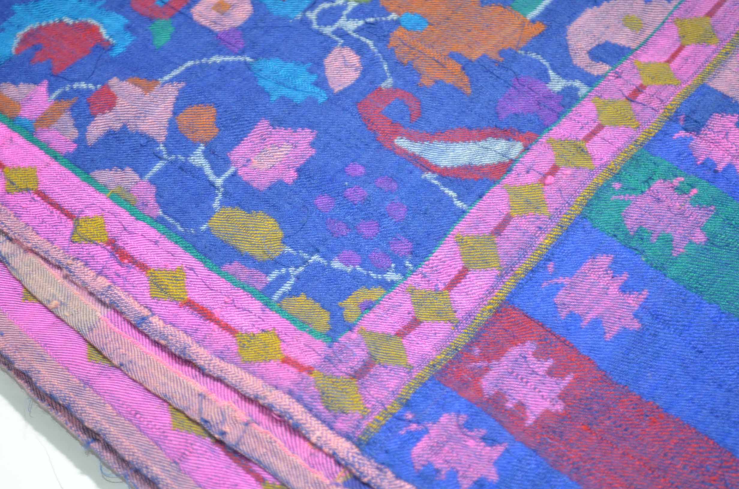 Blue Kani Jamawar Pashmina Shawl | Pure Kashmir