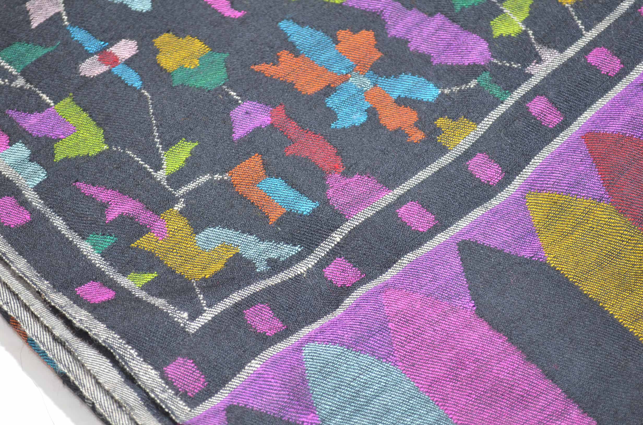 Black Kani Pashmina Jamwar Shawl