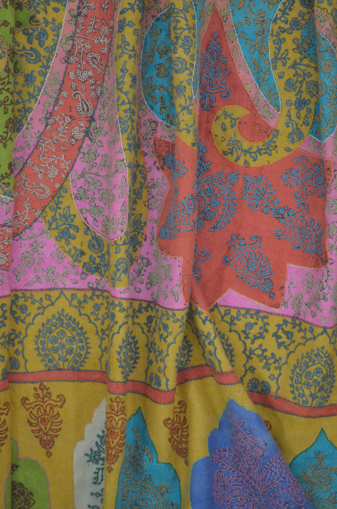 Multi Design Embroidery Jamawar
