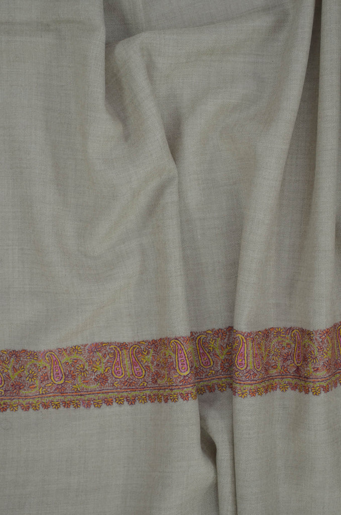 Natural Base Hashi Dar Pashmina Shawl