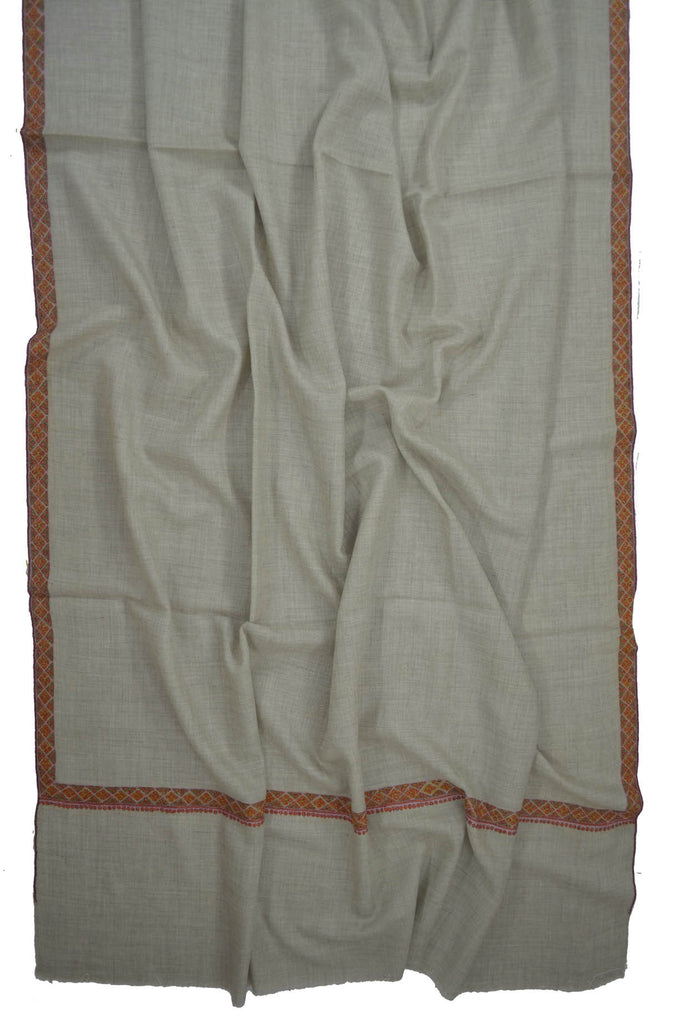 Natural Base Hashi Dar Pashmina Shawl
