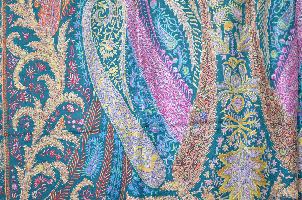 Pine Green Pashmina Jamawar