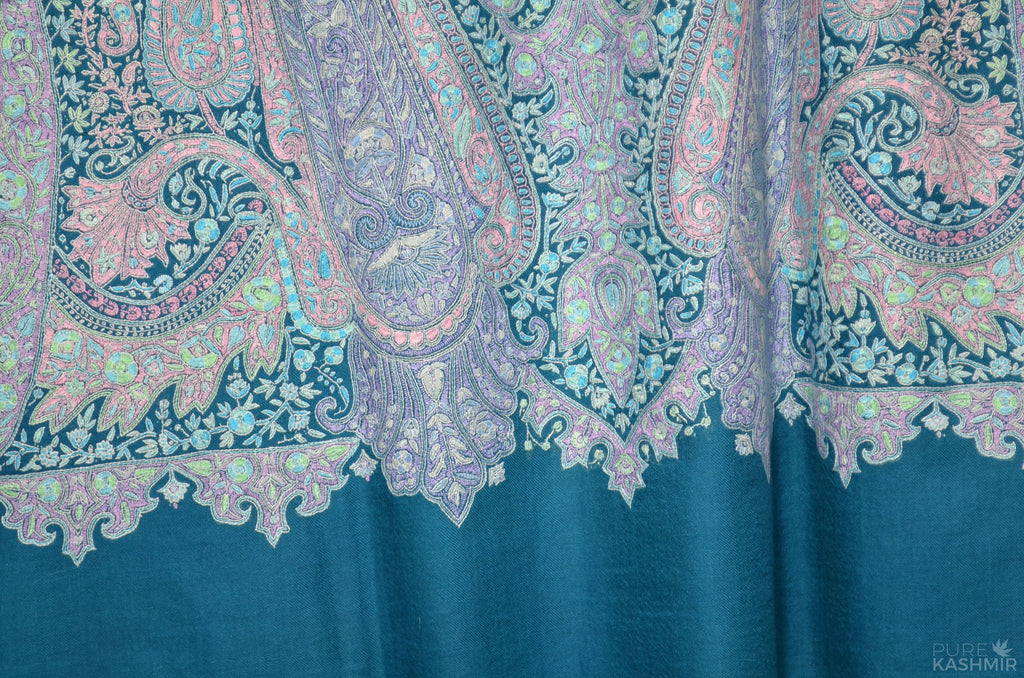 amazing-teal-cashmere-pashmina-jamwar