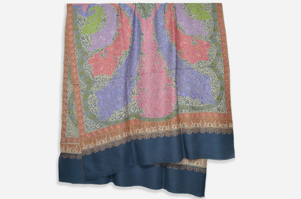 Multi Color Pashmina Jamawar Shawl