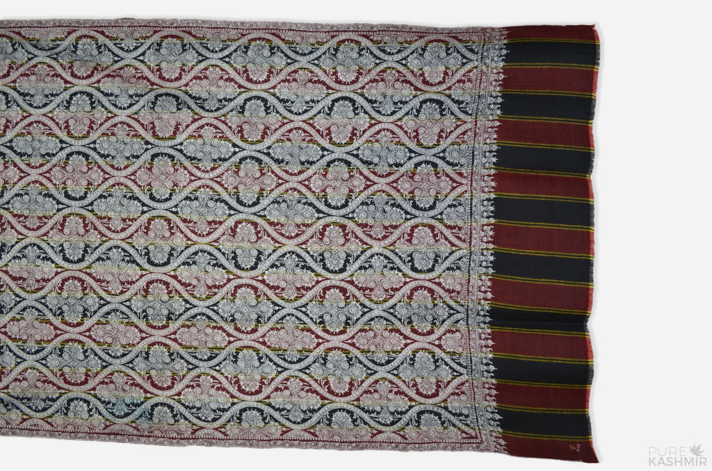 black-stripes-cashmere-jamawar-pashmina-shawl