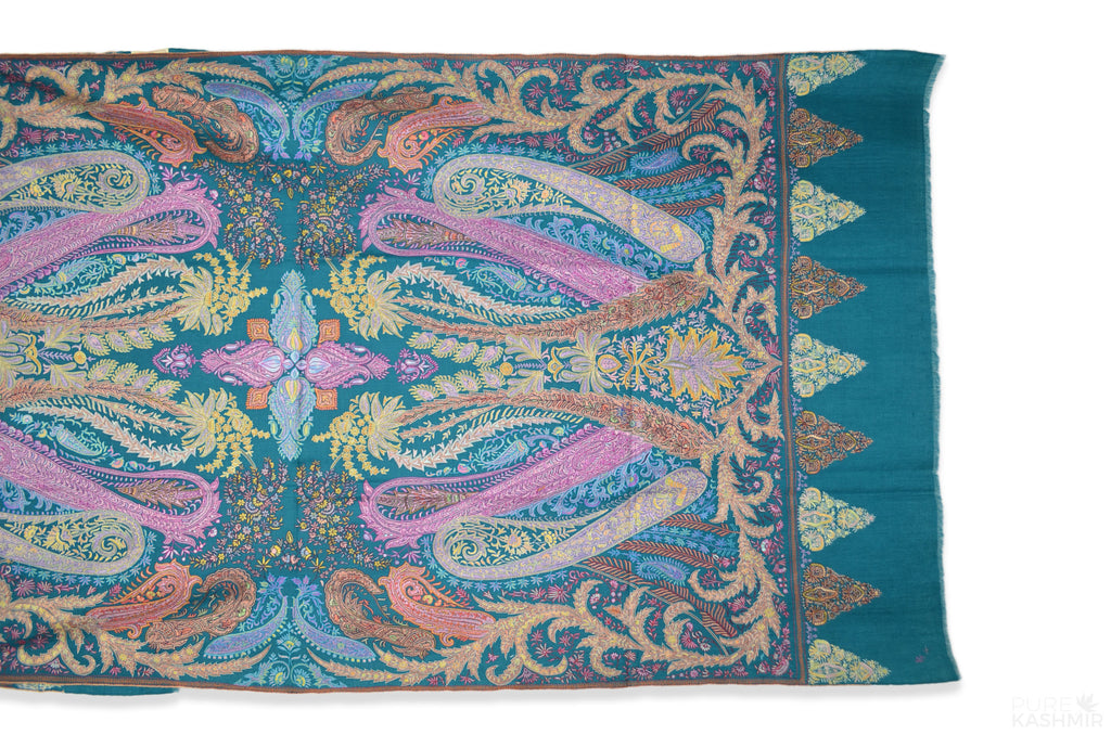 Pine Green Pashmina Jamawar