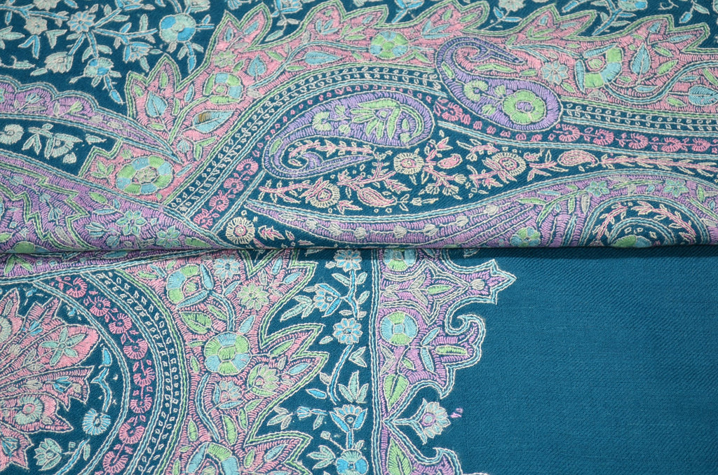 amazing-teal-cashmere-pashmina-jamwar