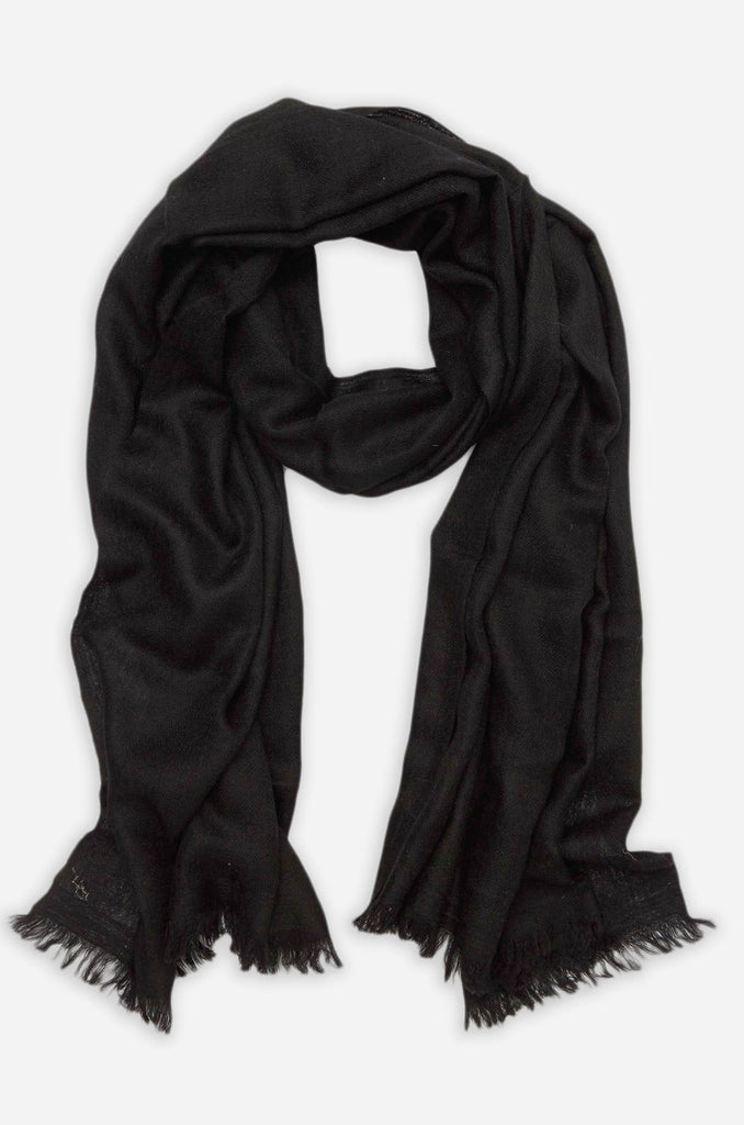 Black Cashmere Pashmina Handwoven Scarf/Shawl