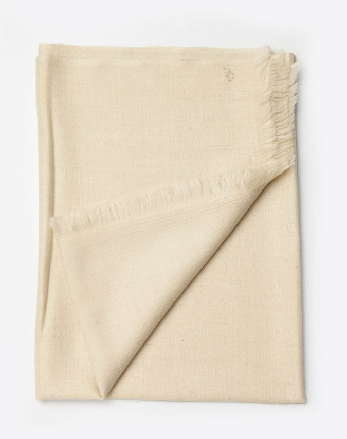 White Cashmere Travel Wrap