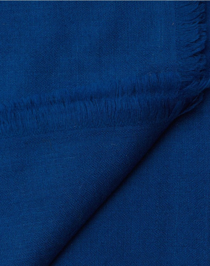 Blue Cashmere Travel Wrap