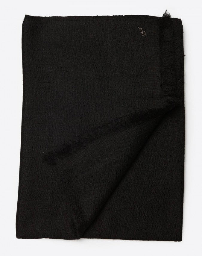 Black Cashmere Travel Wrap