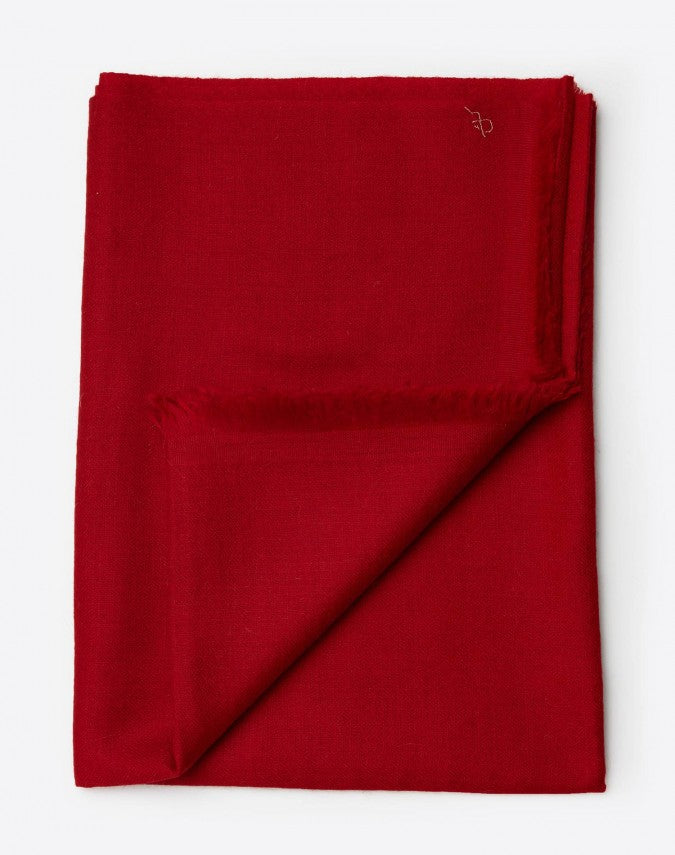 Red Cashmere Travel Wrap