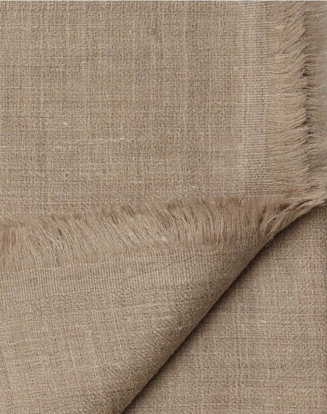 Un Dyed Natural Cashmere Travel Wrap