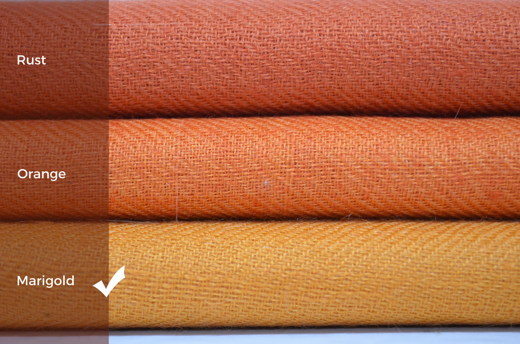 Marigold Kashmiri Cashmere Scarf/Shawl