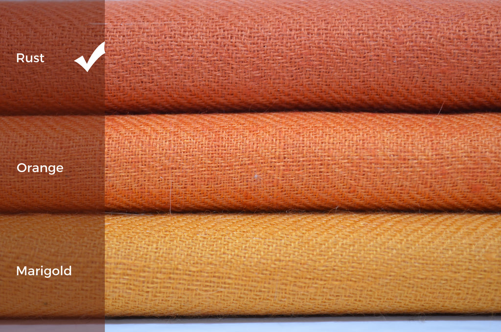 Rust Kashmiri Pashmina Scarf/Shawl