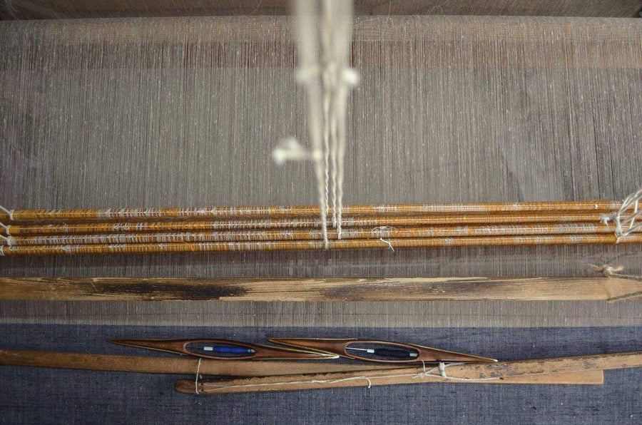 pashmina shawl handloom top view