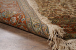 Ivory and Maroon kashmir carpet
