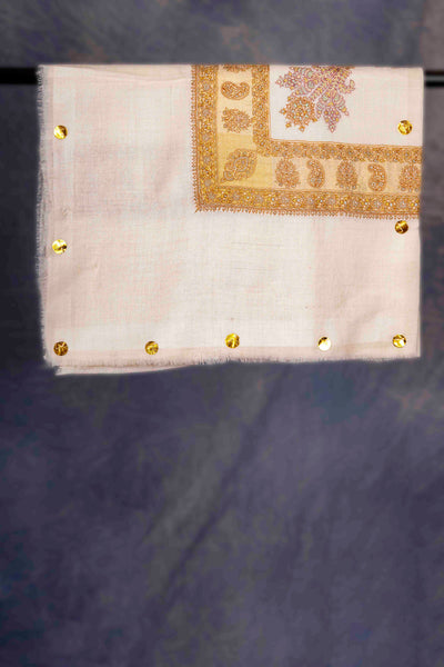 Double shade Mussar with multicolor Embroidery