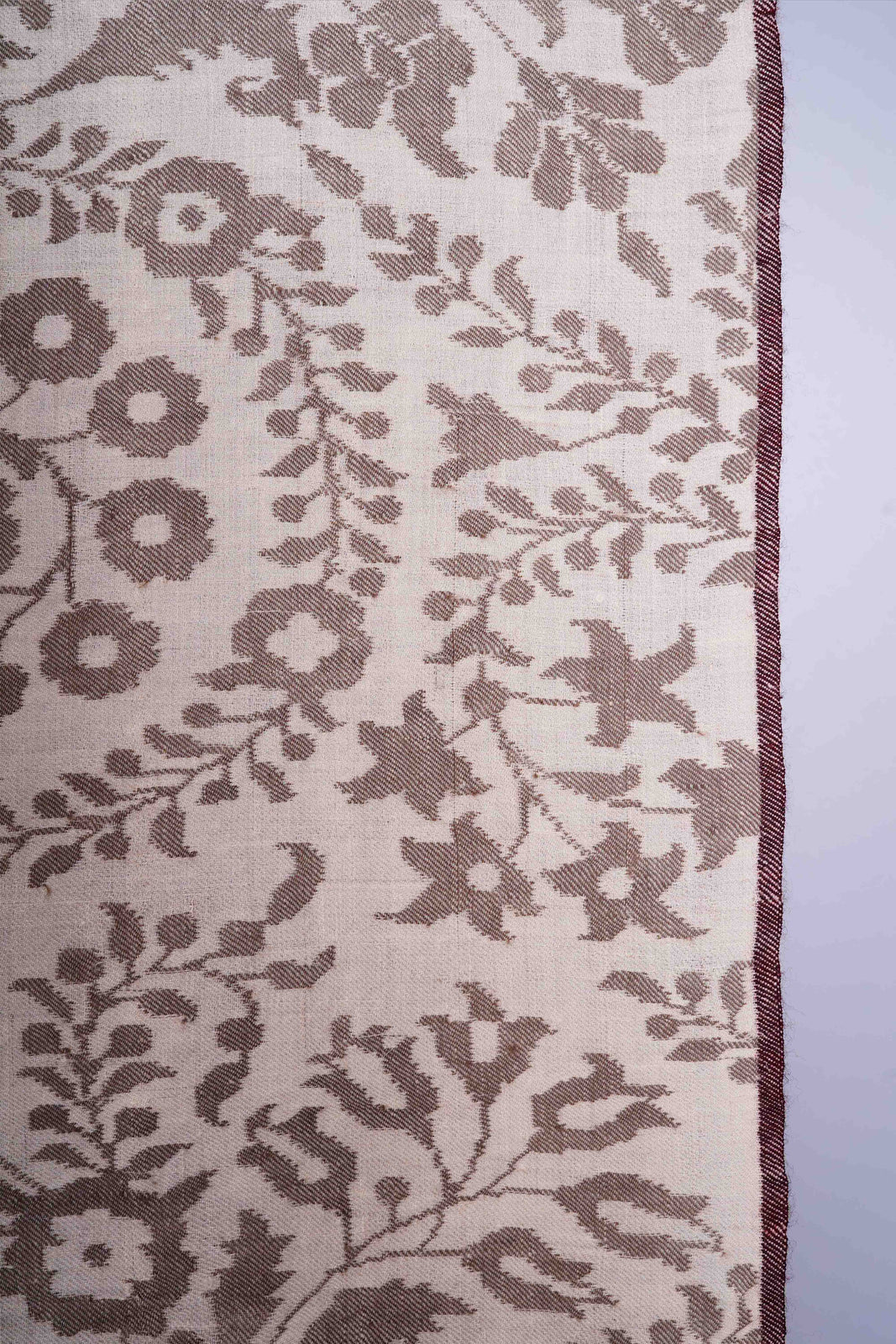 Ivory Base Kani Jamawar Pashmina Shawl