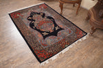 Navy and Sky Blue kashmir carpet
