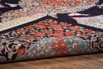Navy and Sky Blue kashmir carpet
